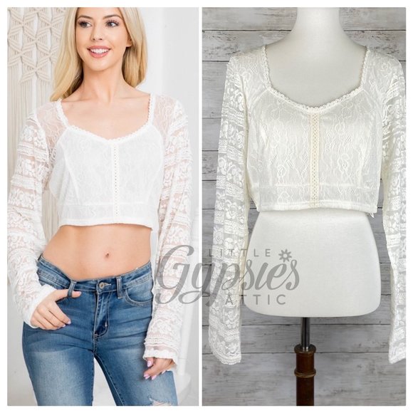 Ryu Tops - Ryu XL Magic Sleeves Crop Top